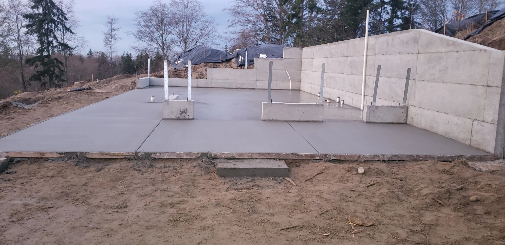 Concrete crew planning a pour