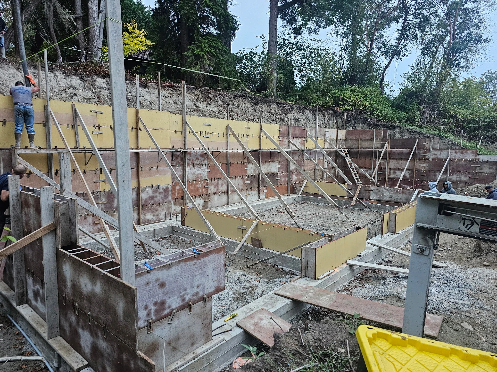 Concrete crew at work